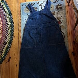 Denim Pinafore Dress